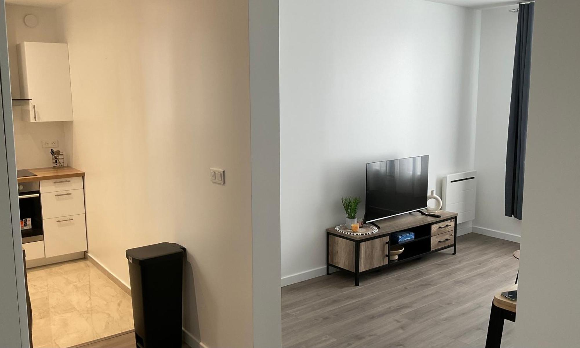 Appartement F3, Proche Paris エピネー・シュル・セーヌ エクステリア 写真